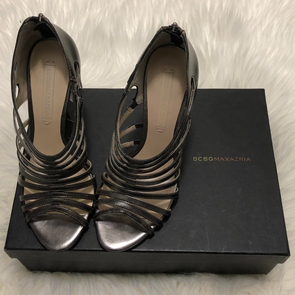 BCBGMaxAzria (Zoe) Leather Heels - Size 6